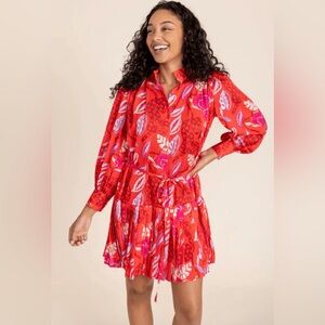 NWT Alden Adair Regan Dress Leopard Love Size Large